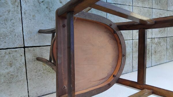 Paire de chaise vintage bistrot style BAUMANN