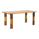 Vintage dining table Karan d'Ache Malobbia, design by Citterio and Nava, 1980s.