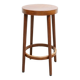 Vintage wooden bar stool by Baumann Editions