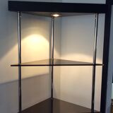 Corner shelf with lighting 1970