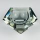 Murano glass ashtray Sommerso, Italy, 1970s