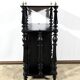 Small music cabinet in blackened pear wood, Napoleon III style – 1900