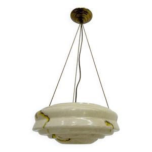 suspension en verre art - 1950