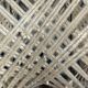 Paire de lampes vintage abat-jour fil tendu