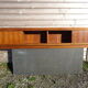Cozy shelf 50s sliding doors