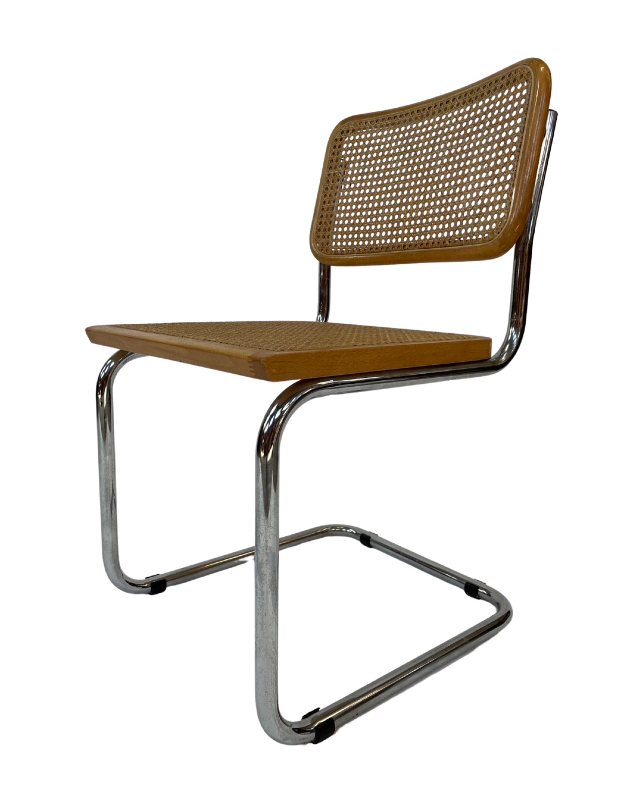 Cesca design chair b32 model in chrome