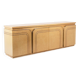4-door birch wood sideboard. 1970s.