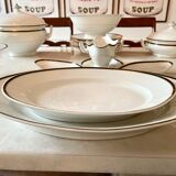 Table service in porcelain ch pillivuyt 81 pieces