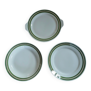 3 plats anciens moulin - loups