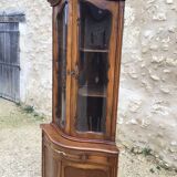 Glassed and curved corner mid-20th century