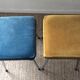 Paire de tabourets vintage des années 50-60
