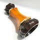 Rare ceramic pepper mill type Vallauris annés 60-70 orange