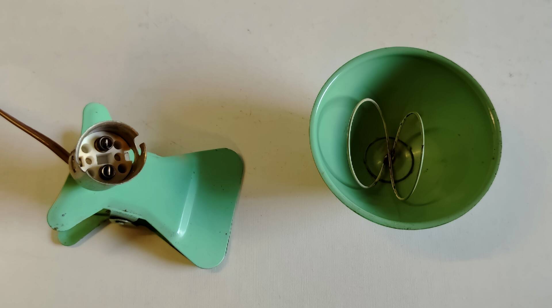 Mushroom clip lamp - 1950s/60s
