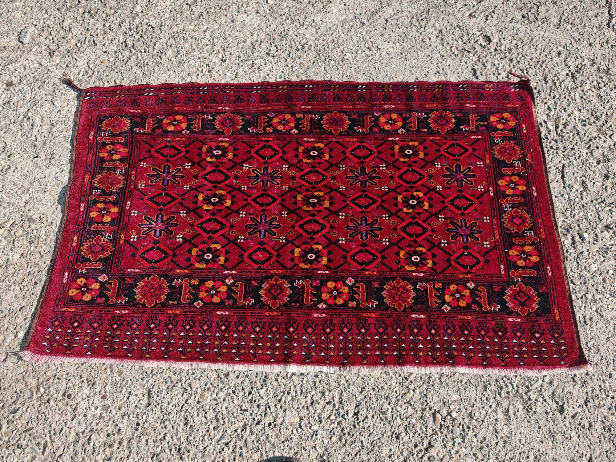 Vintage Turkmen Ersari "Mina Khani" Chuval from the 1930s