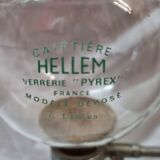Hellem coffee maker, pyrex with burner