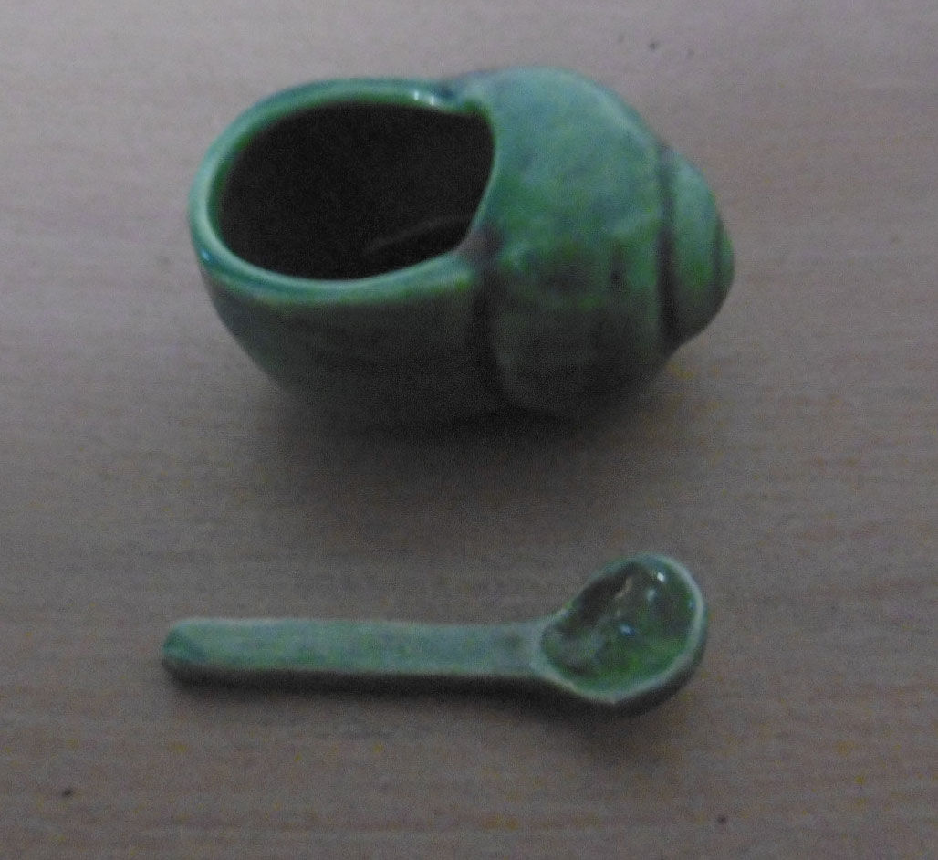 Salieres snails faience 50s