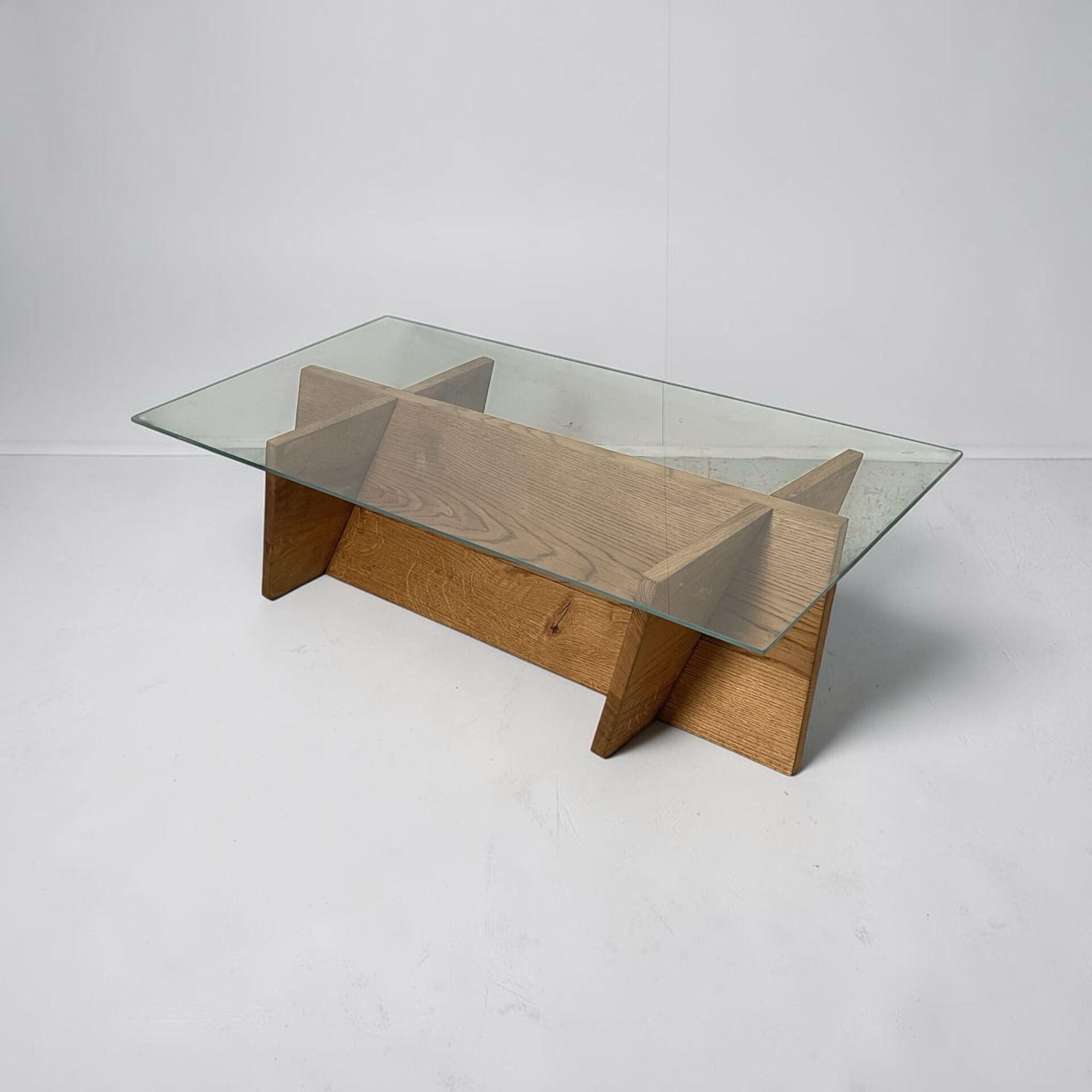 Oak coffee table from around 1960.