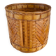 Panier tressé / cache pot vintage