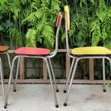 Mismatched formica chairs