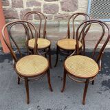 Suite de 4 chaises viennoise bistrot
