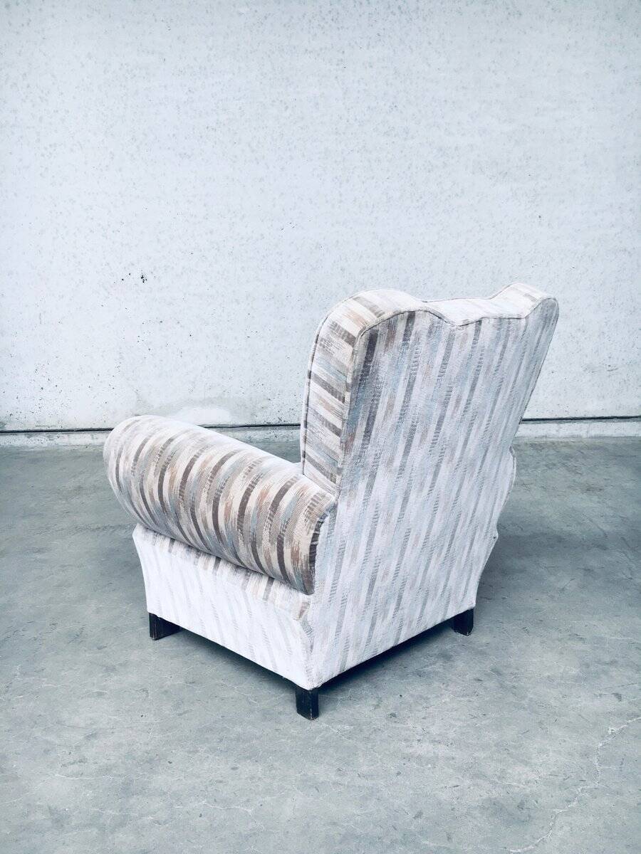 Set of Art Deco armchairs, Belgium, 1940s
