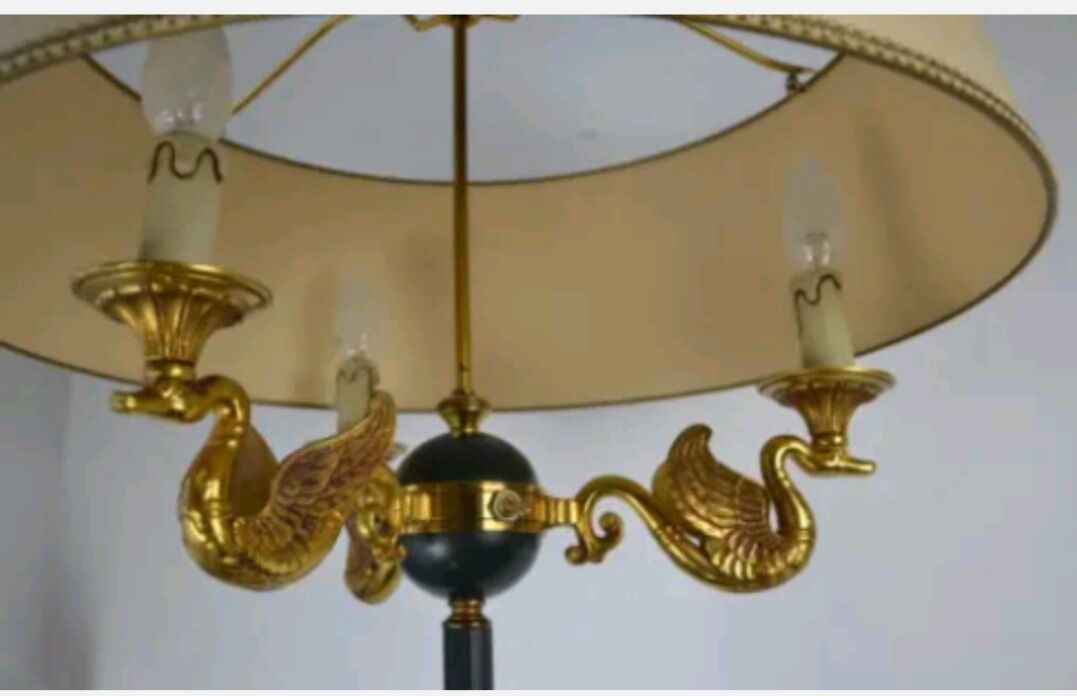 Floor lamp petitot empire style