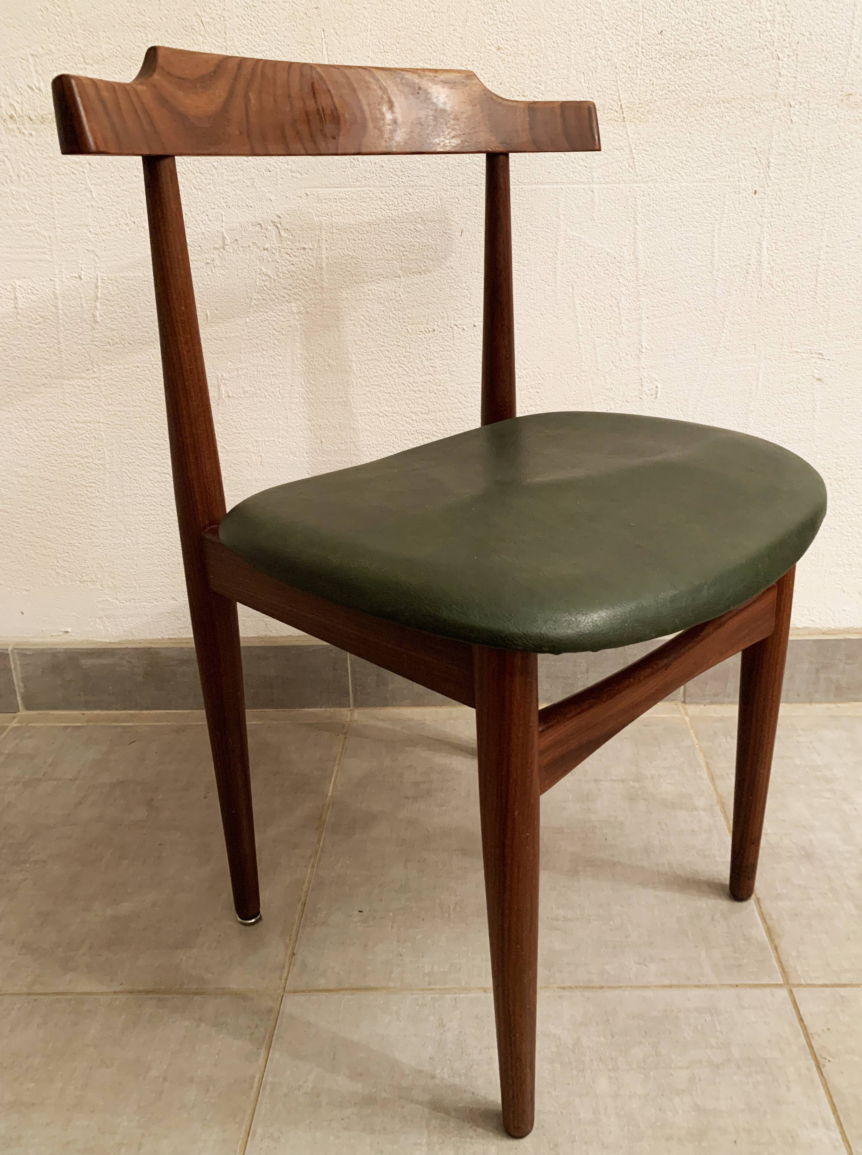 Ensemble de 6 chaises danoises de Hans Olsen pour le fabricant Frem Røjle