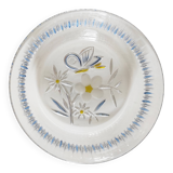 Walther glass butterfly and flower glass bowl