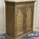 English buffet XIXth in pitch pine
