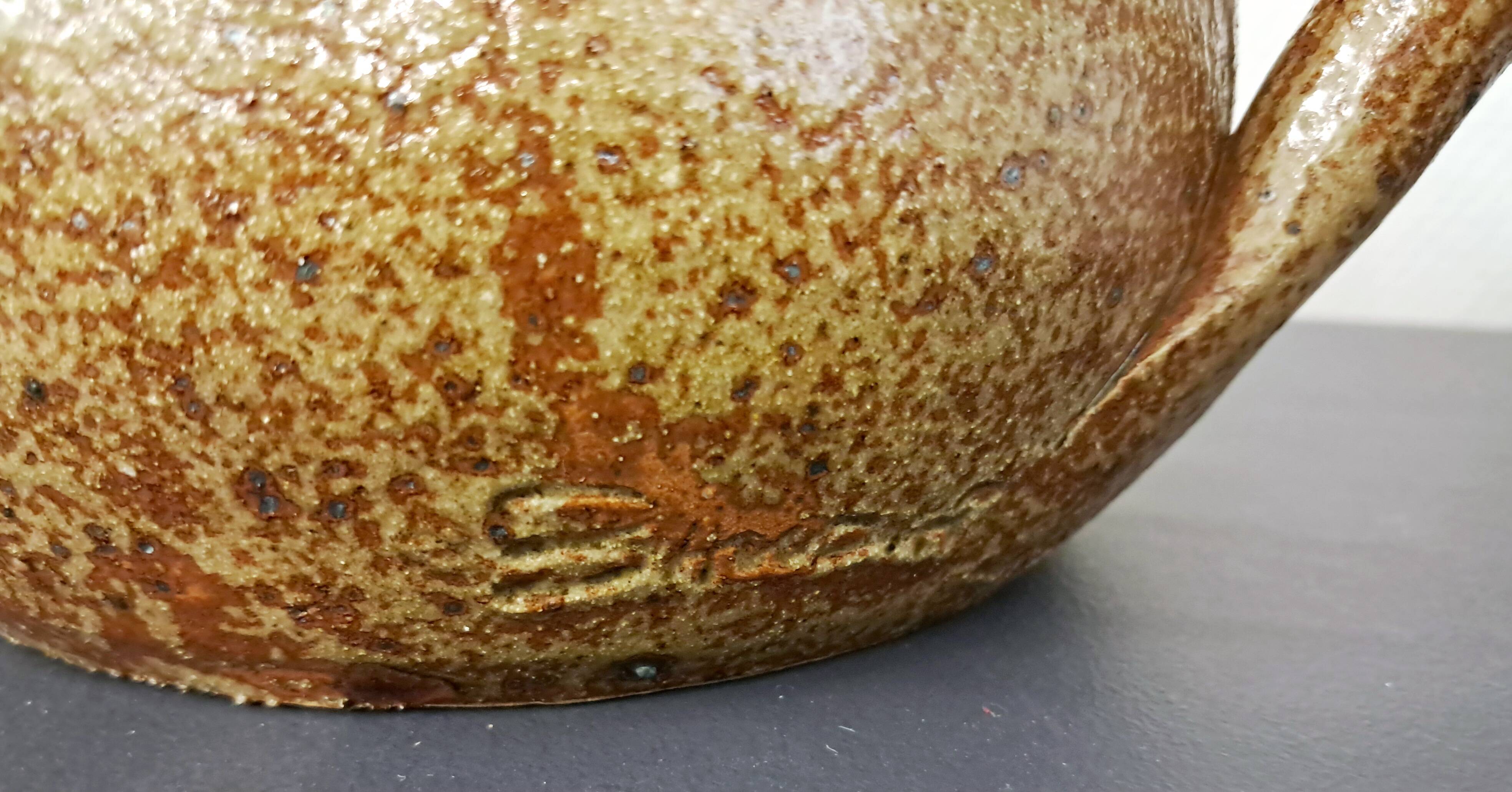 Pyrite stone teapot by Guy Baudat