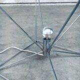 Cubist coffee table with lamp attributed to Max Sauze, France 1960s