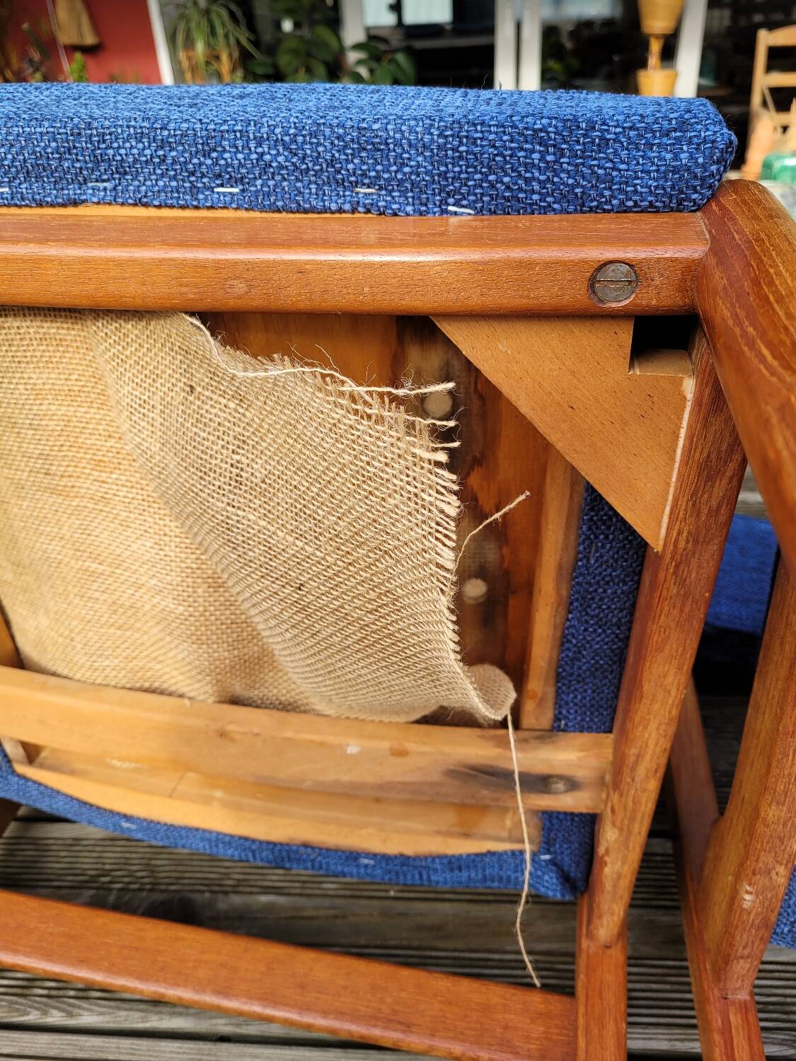 Set of 3 padded seat chairs