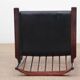 Pair of armchairs, side table, Danish in rosewood, Arne Vodder 1960.