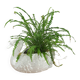 vintage porcelain flower pot in the shape of a swan