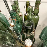 Set of 12 bottles beers 1930