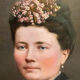 Portrait of a woman from the 19th century.