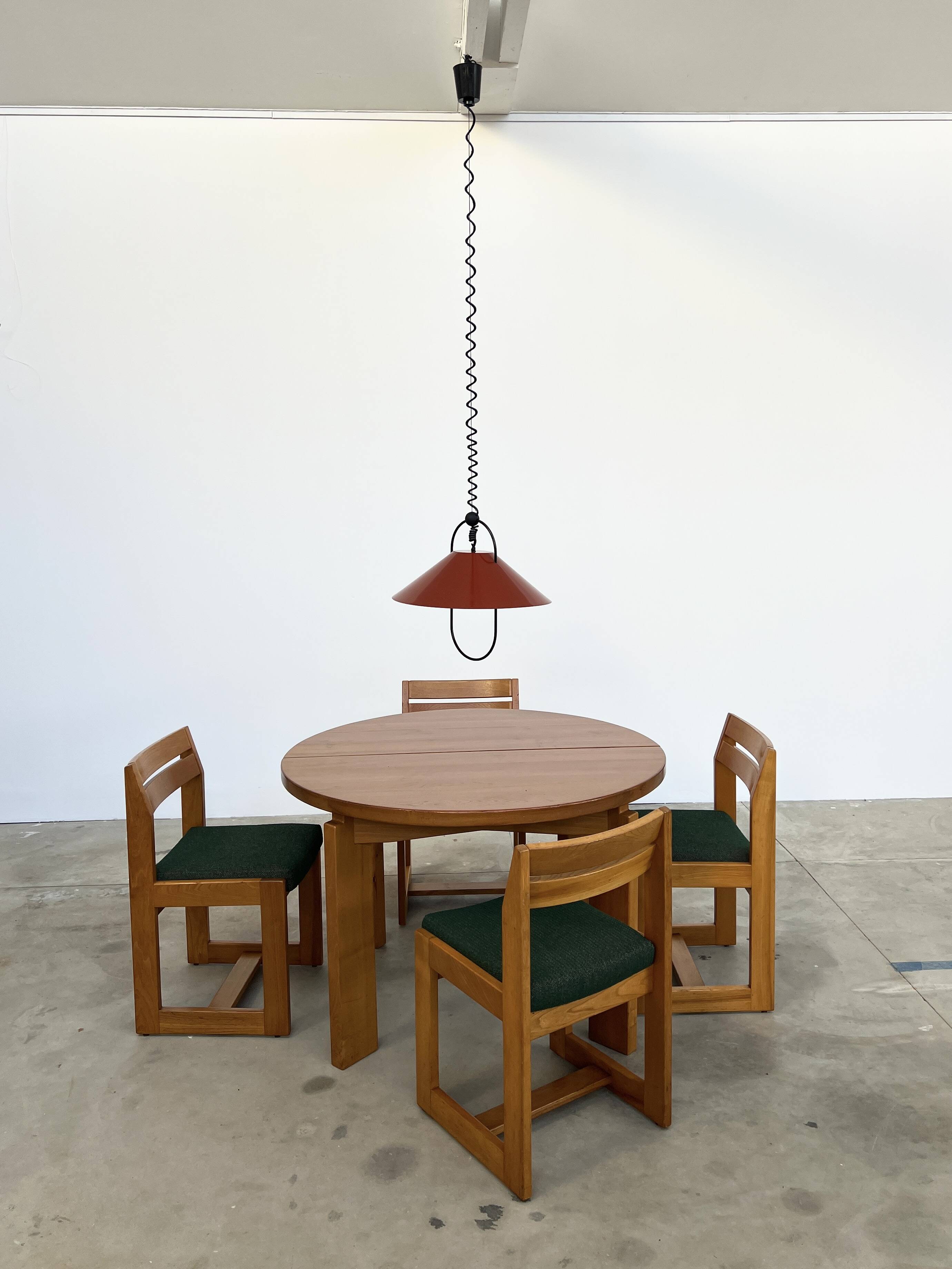 Monte Baisse Lita Suspension – Brick Red – 80's French Design