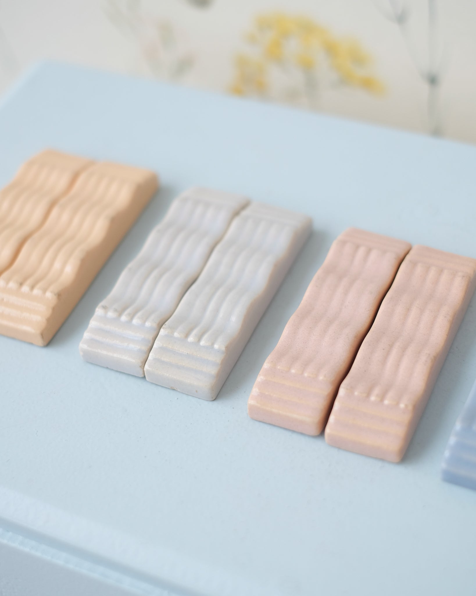 10 Ceramic Art Deco knife holders