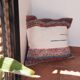 Housse de coussin artisanale - tissée main