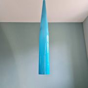 XXL Murano glass suspension in blue, Alessandro Pianon, Vistosi, 1960
