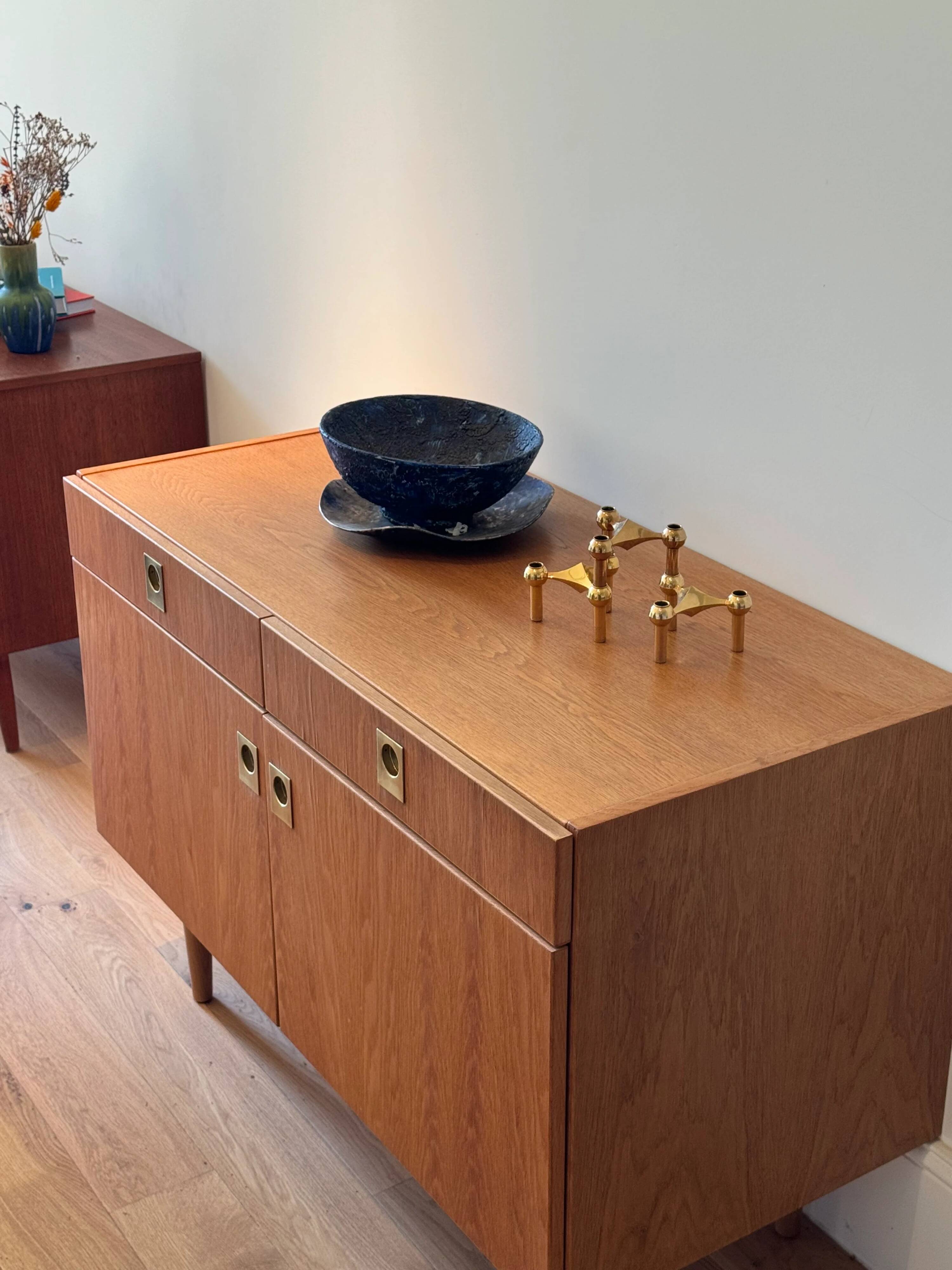 Vintage Scandinavian oak sideboard "Stina"