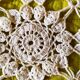 Couvre lit au crochet en coton