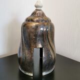 Silver-plated ceramic jug
