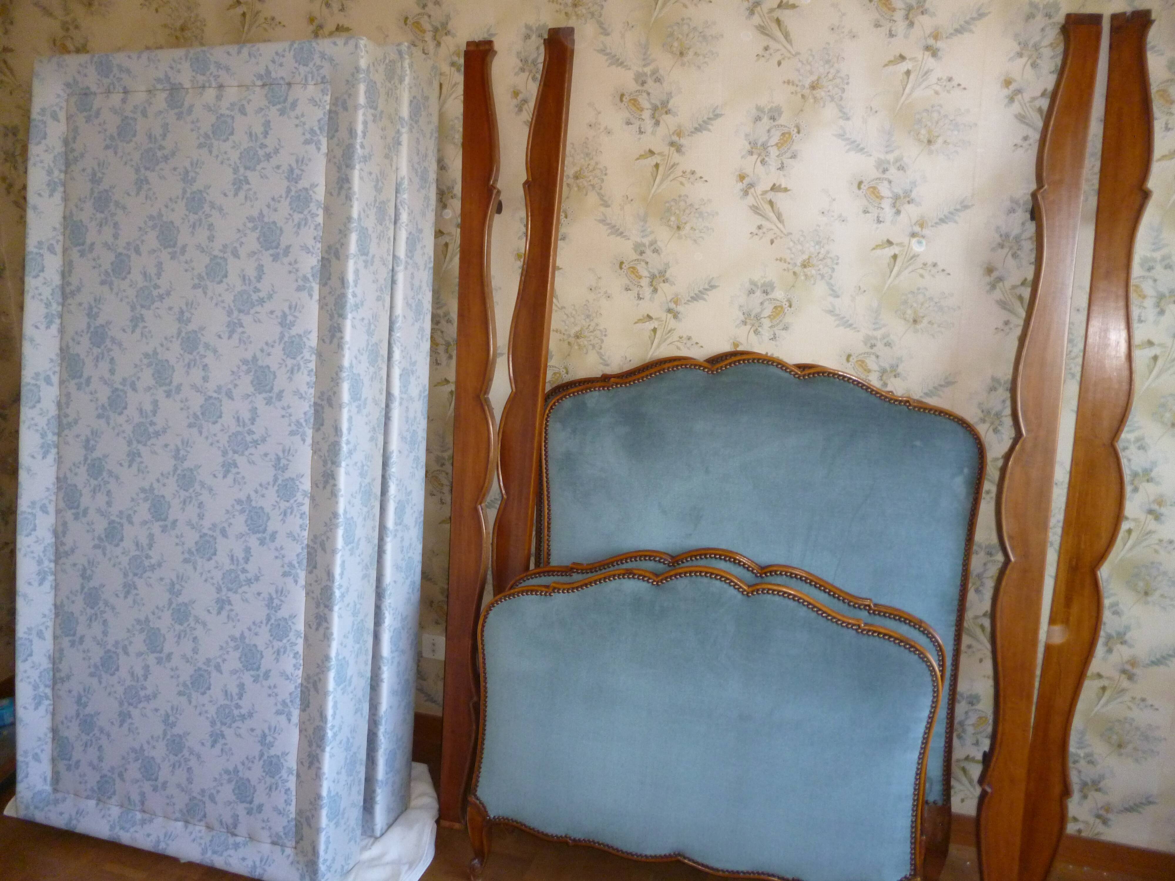 Paire de lits en 90 de style Louis XV