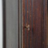 Antique Display Cabinet / Lectern / Showcase Cabinet Made of Oak with Glass