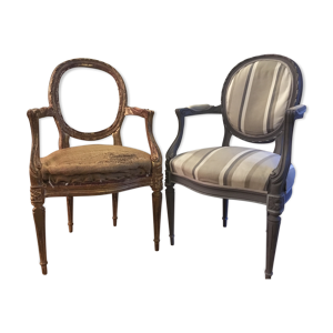 paire de fauteuils style