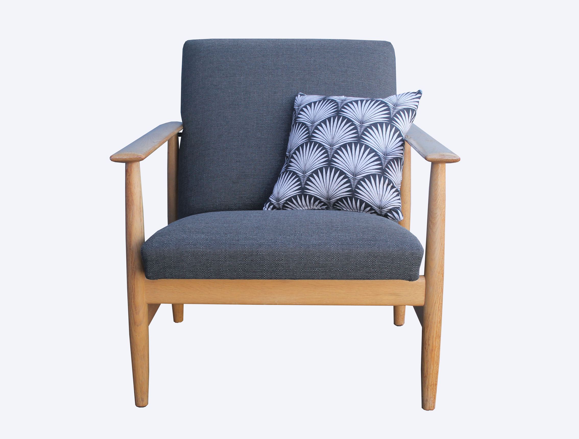 1960s Armchair Wilhelm Knoll in oak wood