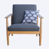 1960s Armchair Wilhelm Knoll in oak wood