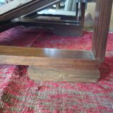 Pair of modernist Rio rosewood rack-and-pinion armchairs