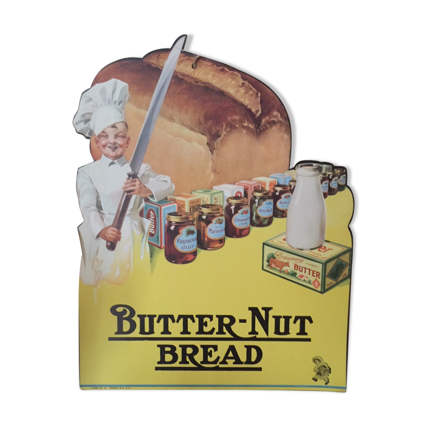 American advertising poster 1920  printed in the USA.